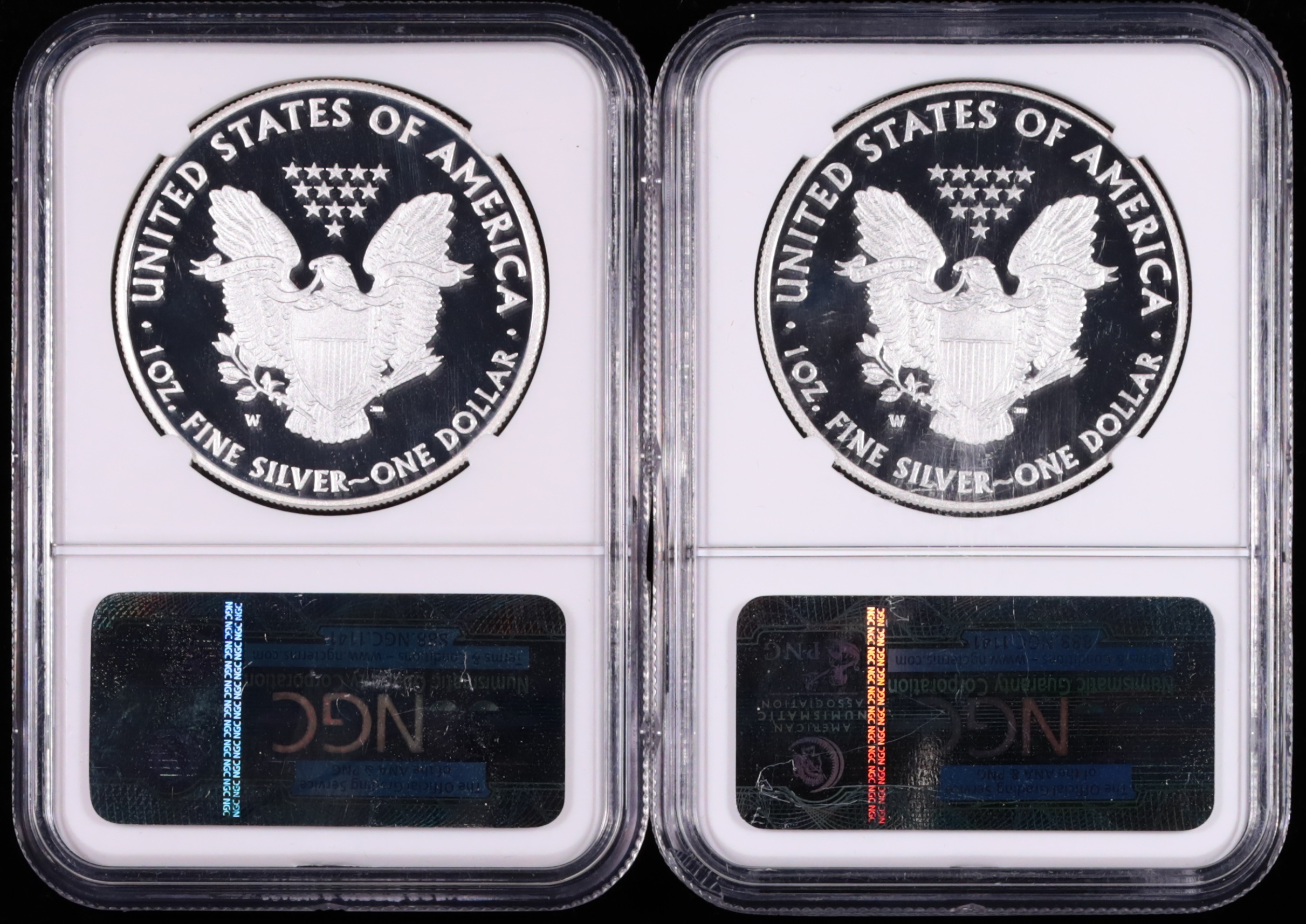 1986-2013 American Silver Eagle 26-Coin Proof Set NGC PF-69 Ultra Cameo Reverse in Holder 1986-2013 American Silver Eagle 26-Coin Proof Set NGC PF-69 Ultra Cameo Reverse in Holder