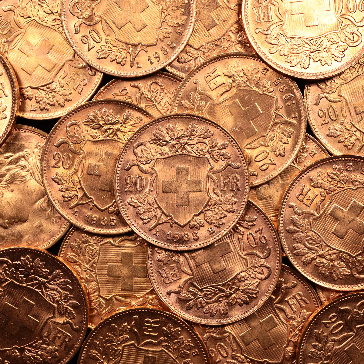 Swiss 20 Franc Gold Coins (1897-1949) Swiss 20 Franc Gold Coins (1897-1949)