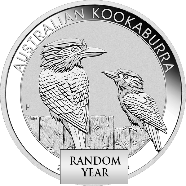 1-Kilo Australian Silver Kookaburra Obverse (Random Year) 1-Kilo Australian Silver Kookaburra Obverse (Random Year)