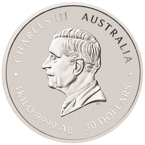1-kilo Silver Australian Lunar Goat 2027 Obverse 1-kilo Silver Australian Lunar Goat 2027 Obverse