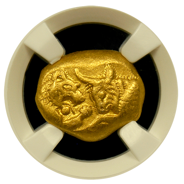 Lydia Croesus | Heavy Stater | Prototype | AU 5x4 | Obverse Lydia Croesus | Heavy Stater | Prototype | AU 5x4 | Obverse