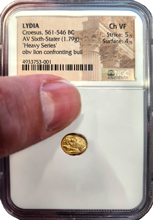 Lydia | Croesus Heavy | 6th Stater | In Holder Lydia | Croesus Heavy | 6th Stater | In Holder