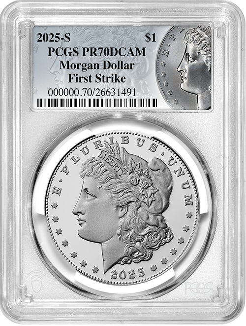 2025-S | Morgan & Peace Silver Dollar | Two-Coin Set PCGS Proof-70 | Obverse 2025-S | Morgan & Peace Silver Dollar | Two-Coin Set PCGS Proof-70 | Obverse