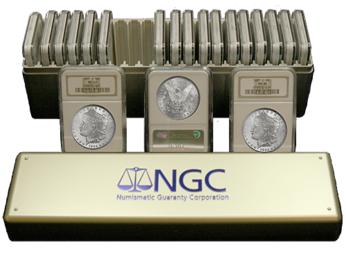 Morgan Silver Dollars NGC/PCGS MS-64 - Box of 20 Morgan Silver Dollars NGC/PCGS MS-64 - Box of 20