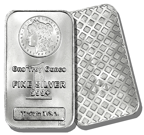 1-oz Morgan Silver Bar