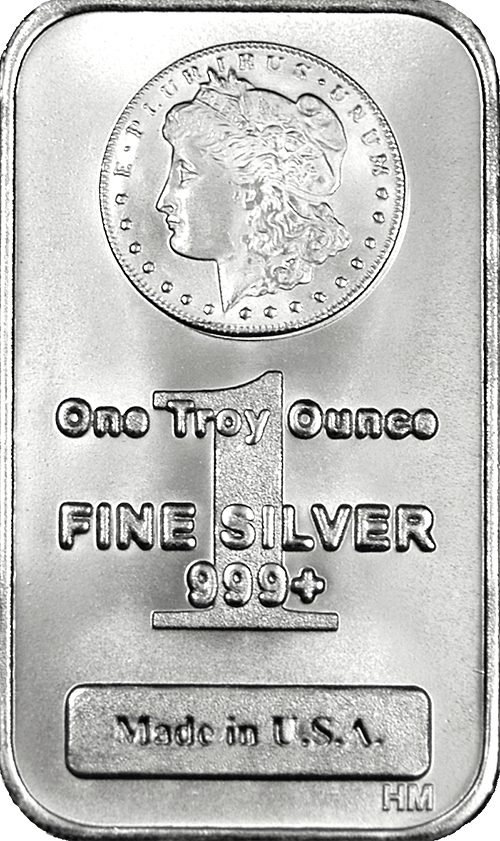 1-oz Morgan Silver Bar