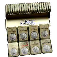 Complete Set of Silver American Eagles MS-69 (1986-2025)