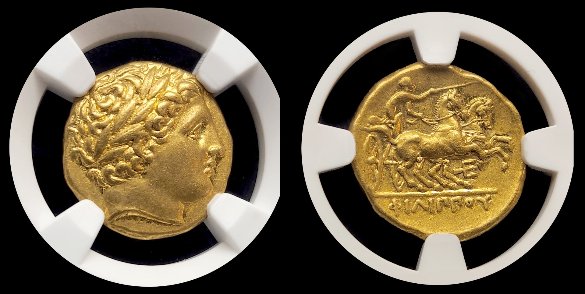 Philip II Life-EP | Gold Stater| AU 5x4 | Both SIdes Philip II Life-EP | Gold Stater| AU 5x4 | Both SIdes