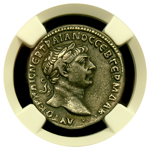 Phoenicia | Tyre | Trajan | Tetradrachm | Obverse Phoenicia | Tyre | Trajan | Tetradrachm | Obverse