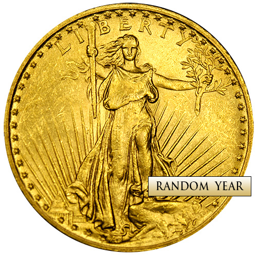 $20 Saint Gaudens Gold About Uncirculated Quality