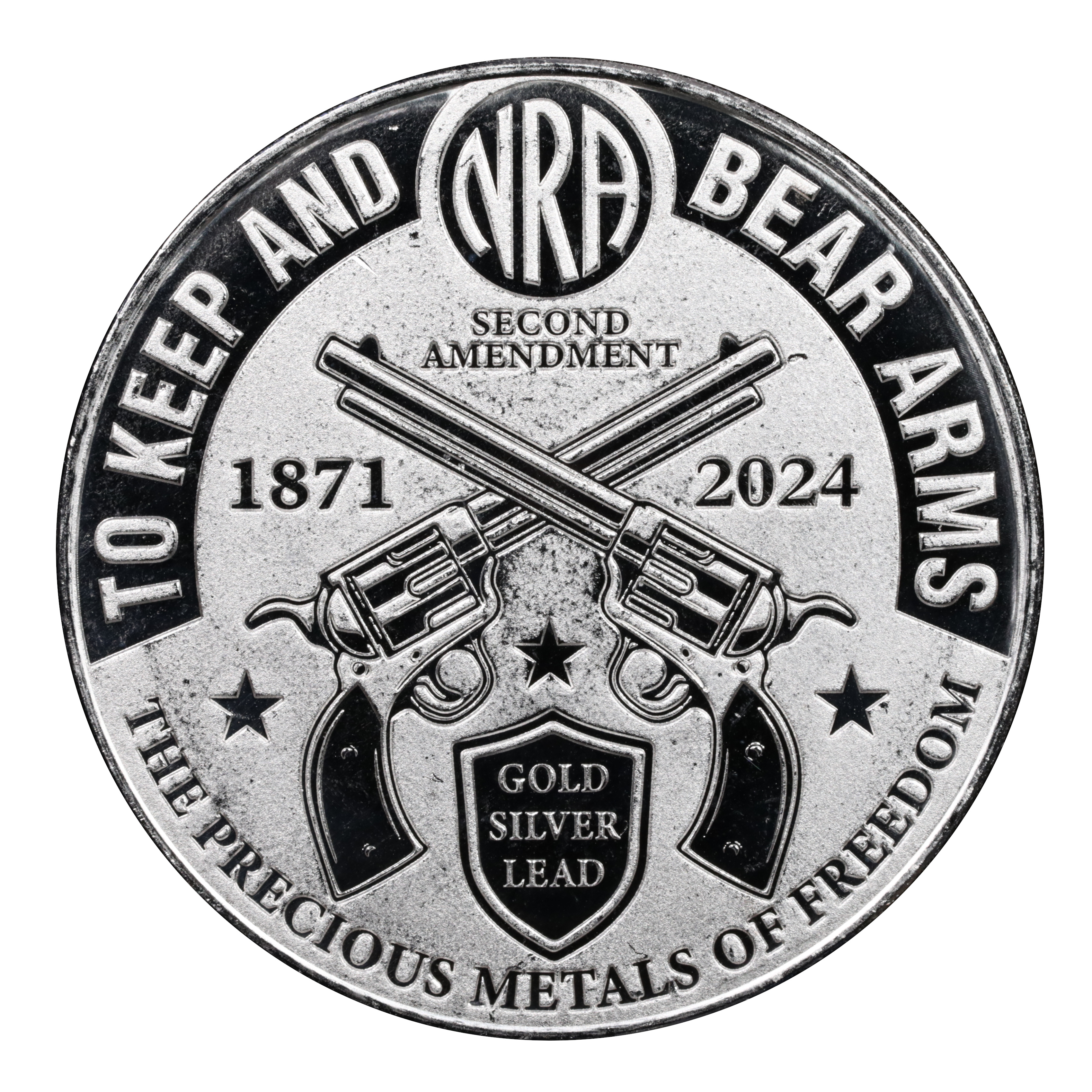 1-oz National Rifle Association Silver Round