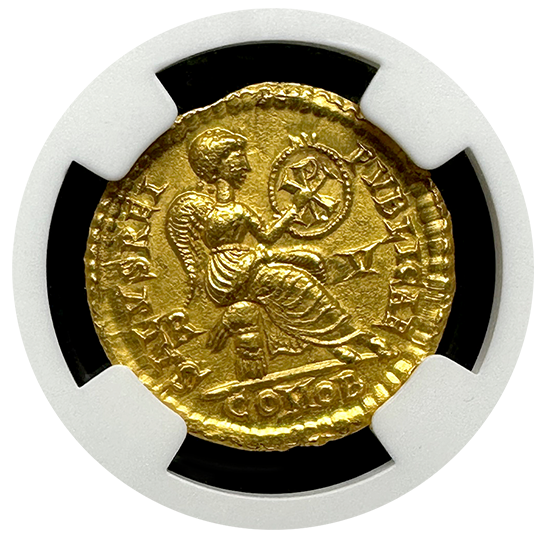 Roman | Galla I Gold Solidus | CH-AU 4x3 | Reverse Roman | Galla I Gold Solidus | CH-AU 4x3 | Reverse