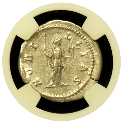 Geta Roman Silver Denarius Choice Very Fine