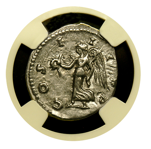 Septimus Severus Silver Denarius NGC Extremely Fine Septimus Severus Silver Denarius NGC Extremely Fine