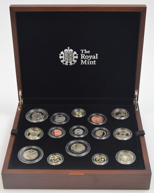 2014 Royal Mint Executive Premium Collector 14-Coin Proof Set