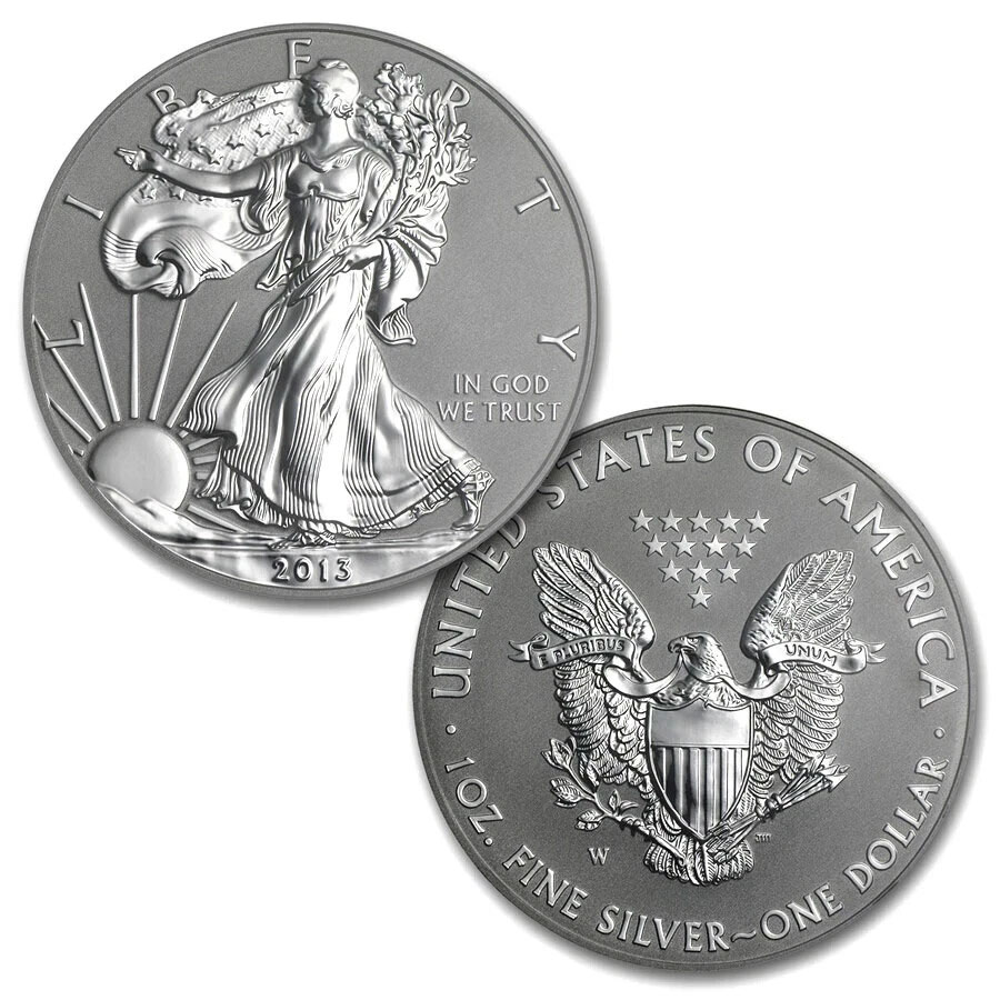 2013 West Point Silver Eagle Two-Coin Set – Proof & Reverse Proof - REV Proof 2013 West Point Silver Eagle Two-Coin Set – Proof & Reverse Proof - REV Proof