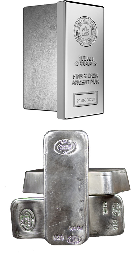100-oz Silver Bar (Our Choice Brand & Design)