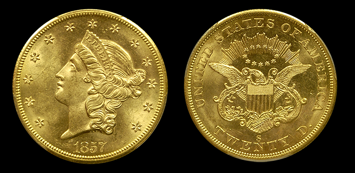 Rare $20 Double Eagle Gold Coin