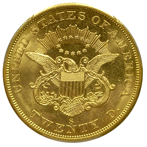 Liberty Gold Coin Reverse