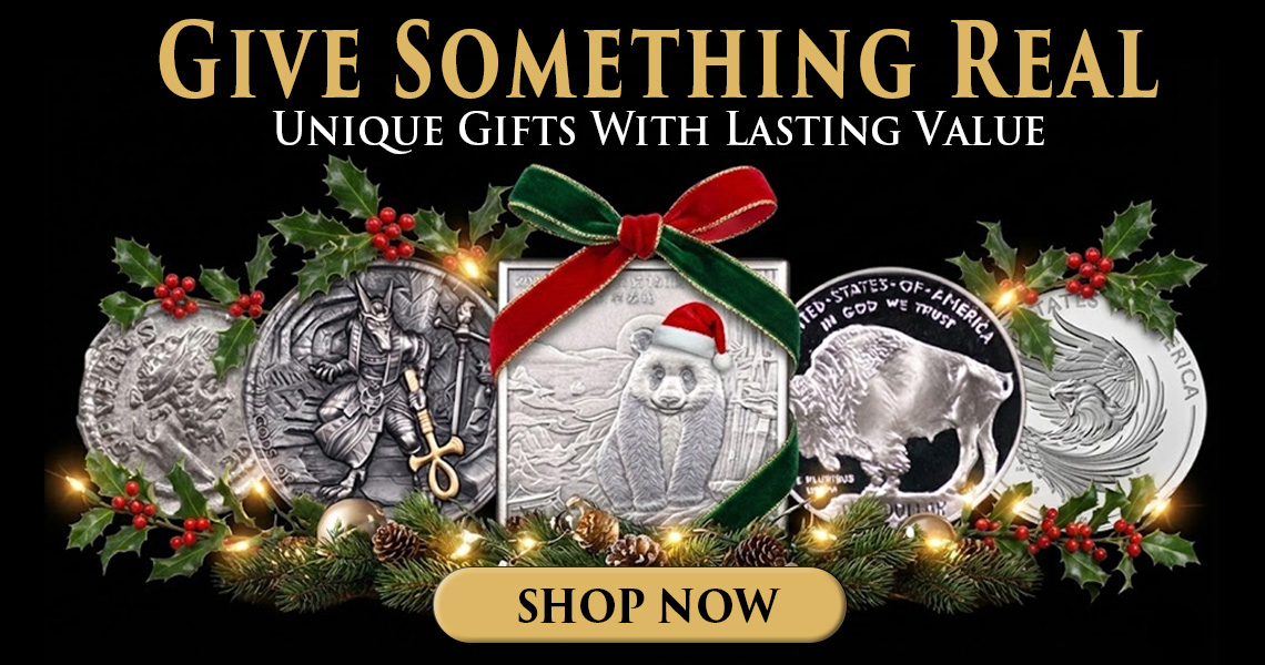 Give SOmething Real - Gift Ideas from Austin Rare Coins and Bullion