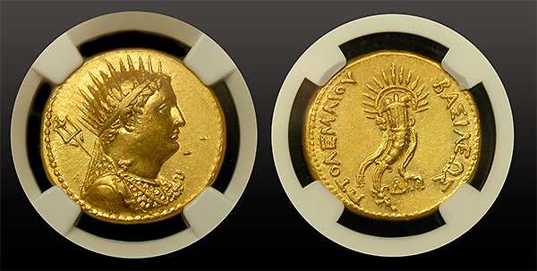 Ptolemy III Gold Octodrachm Ptolemy III Gold Octodrachm
