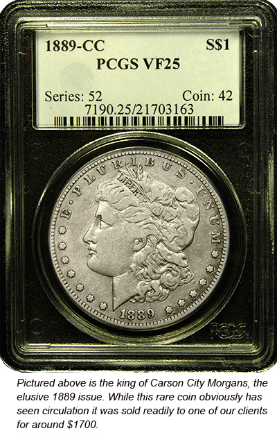 1883-CC Carson City Mint $1 Morgan Silver Dollar NGC MS64 - Free Shipping  USA - The Happy Coin