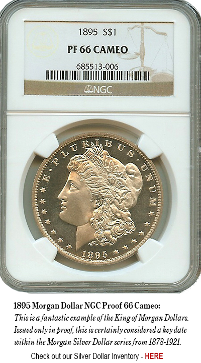 1895 Morgan Dollar NGC Proof 66 Cameo