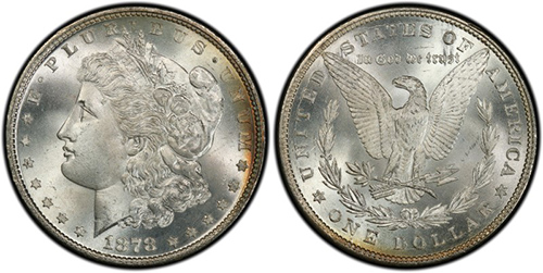 1878 morgan silver dollar