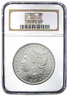 Certified Morgan Silver Dollar