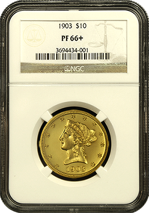 1903 Proof 66 Gold Liberty Coin