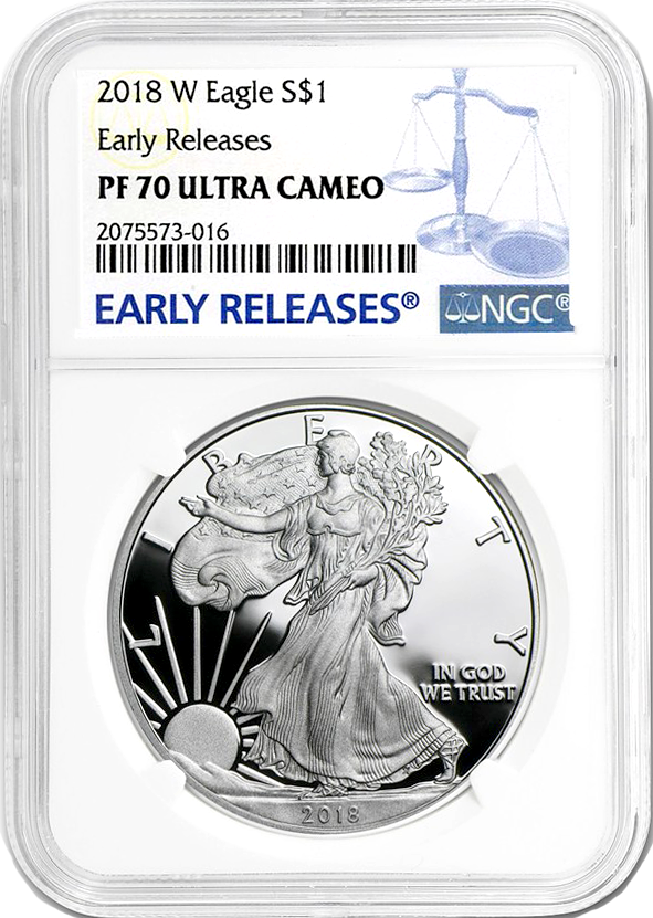 Certified Proof 70 Ultra Cameo Silver Coins