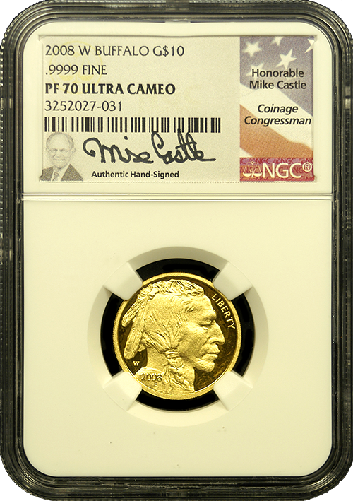 Proof 70 American Buffalo $10 gold coin