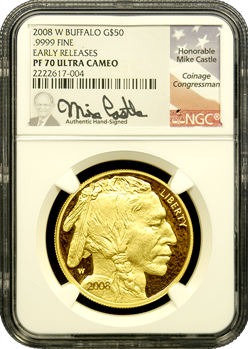 Proof 70 American Buffalo Gold $50 coin