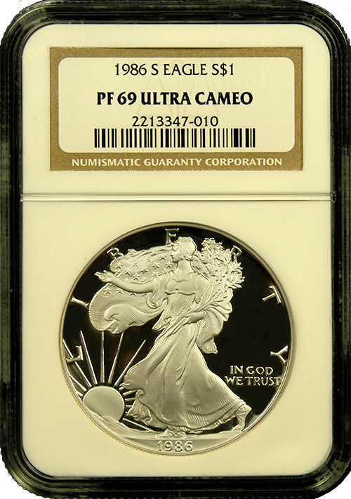 American Eagle Proof 69 Silver Ultra Cameo