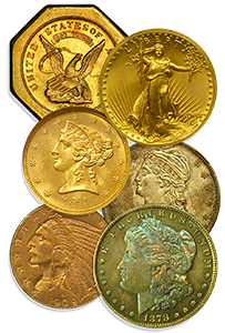 rare coins grouping